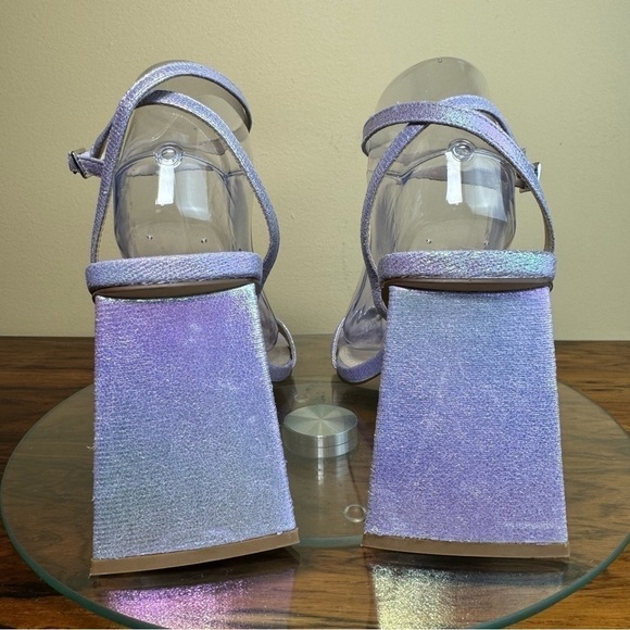 NEW BP. Parker Ankle Strap Sandal in Purple Shimmer - Picture 9 of 13